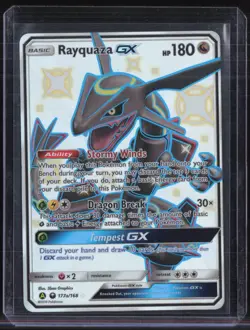 2019 Pokemon Celestial Storm Hidden Fates Ultra Premium #177a Rayquaza GX - Image 1