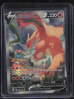 2022 Pokemon SWSH Brilliant Stars #154 Charizard V - Image 1