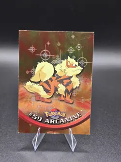 [LP] Topps Chrome 1999 Arcanine #59 Pokemon TV Animation Edition Series 1 - Image 1