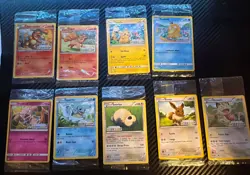 Complete Set Build a Bear Pokemon 9 Cards SEALED NEW - Image 1
