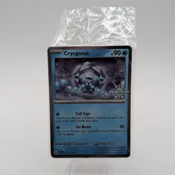 Cryogonal 2025 Pokemon Scarlet & Violet Promo Cards 047/191 Holiday Promo SEALED - Image 1