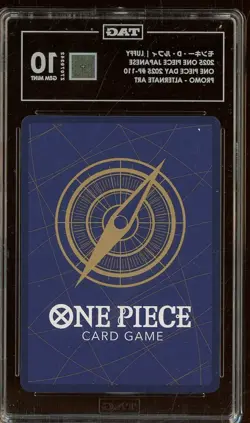 2025 One Piece Japanese OP DAY 25' #P-100 Monkey.D.Luffy Promo TAG 10 - Image 2