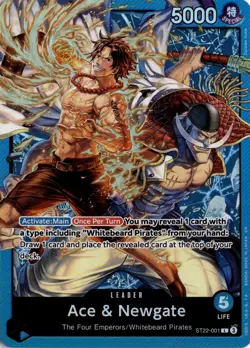 Ace & Newgate L Starter Deck 22: Ace & Newgate ST22-001 One Piece TCG - Image 1