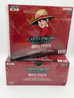 Lot of (2) One Piece TCG OP-13 Carrying On His Will Booster Boxes SEALED - Image 1