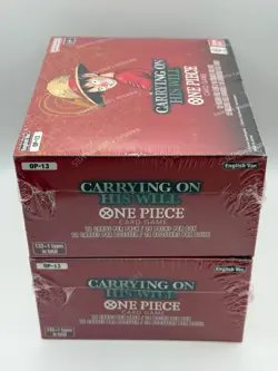 Lot of (2) One Piece TCG OP-13 Carrying On His Will Booster Boxes SEALED - Image 4