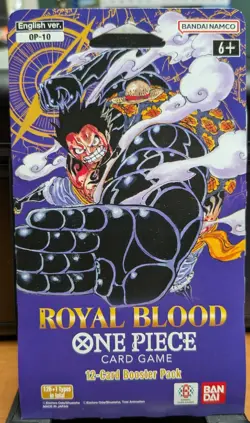 One Piece OP-10 Blister Booster Pack Royal Blood, English Version - Image 1