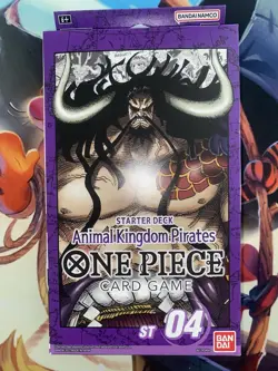 One Piece TCG Starter Deck 4: Animal Kingdom Pirates (ST-04) SEALED ENGLISH - Image 1