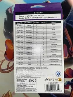 One Piece TCG Starter Deck 4: Animal Kingdom Pirates (ST-04) SEALED ENGLISH - Image 2