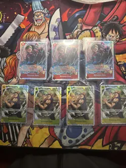 One Piece Card Game OP-15 Adventure on Kami’s Island Lot Of 7 Zoro - Image 1