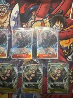 One Piece Card Game OP-15 Adventure on Kami’s Island Lot Of 7 Zoro - Image 4