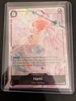 Nami OP15-086 SR Alt Art Parallel Wedding Dress One Piece TCG English NM - Image 1