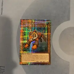 NM Yugioh Test Tiger RA03-EN189 Quarter Century Secret Rare 1st Edition - Image 1