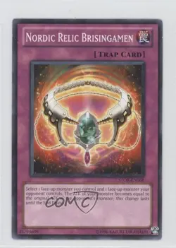 Nordic Relic Brisingamen Unlimited YuGiOh Storm of Ragnarok #STOR-EN068 - Image 1