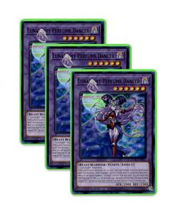 Yugioh! Lunalight Perfume Dancer DUAD-EN031 (SR) 1st Ed 3x "Lunalight Support" - Image 1