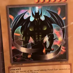 YuGiOh PSV-103 1st Edition BEAST OF TALWAR English HP Condition Card VTG Bend - Image 4