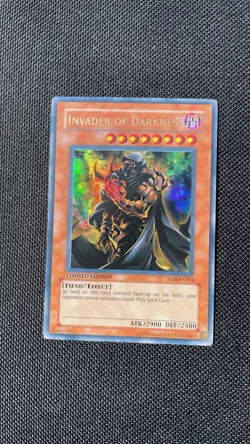 YUGIOH TCG INVADER OF DARKNESS TLM-ENSE1 ULTRA LIMITED EDITION MP - Image 1