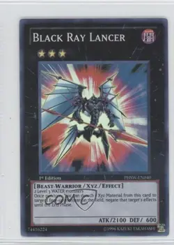 Black Ray Lancer 1st Ed. YuGiOh Photon Shockwave #PHSW-EN040 - Image 1