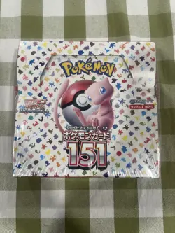 Pokemon Card 151 Japanese Booster Box Sealed 2023 Mew sv2a Pokemon TCG - Image 1