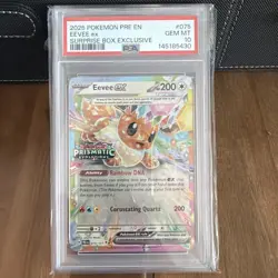 Eevee ex - (Prismatic Evolutions Stamp) 075/131 Miscellaneous Cards & Products - Image 1