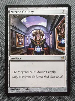 MTG Mirror Gallery- DAMAGED -Betrayers of Kamigawa Magic the Gathering Card #154 - Image 1