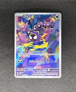 Pokemon Gastly 177/162 SV05 Temporal Forces Illustration Rare Holo Card NM - Image 3
