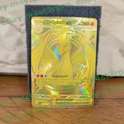 Mega Charizard Y EX 294/217 GOLD CARD Pokemon TCG Ascended Heroes Hyper Rare - Image 1