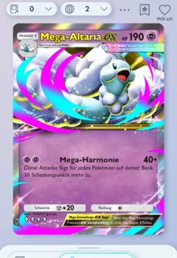 Mega Altaria ex (GER) | Pokemon TCGP Pocket | DIGITAL CARD ♦♦♦♦ FAST - Image 1