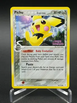 Pichu - 76/110 - Reverse Holo Stamp - Holon Phantoms - Pokemon Card - NM - Image 1
