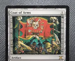 MTG Coat of Arms- DAMAGED -10th Edition Magic the Gathering Card #316 - Image 3