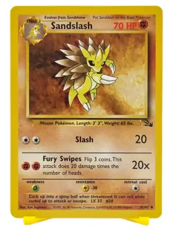 Sandslash 41/62 Jungle Set Pokemon Card WOTC 1999 Vintage NM TCG - Image 1