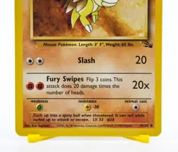 Sandslash 41/62 Jungle Set Pokemon Card WOTC 1999 Vintage NM TCG - Image 3