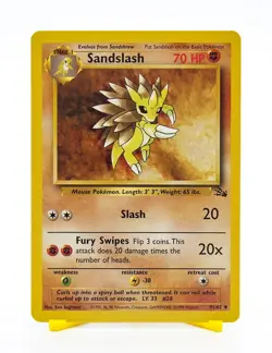 Sandslash 41/62 Jungle Set Pokemon Card WOTC 1999 Vintage NM TCG - Image 5