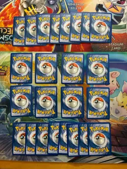 Vintage Pokemon Card Lot Reverse Holo Fire Magikarp Mime Jr - Image 2