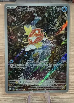 [NM]Pokemon Magikarp 203/193 PALDEA EVOLVED Illustration Rare Full Art Holo Card - Image 1