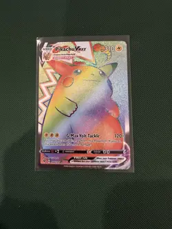 Pokemon Pikachu VMAX Secret Rare Full Art Holo 188/185 Vivid Voltage Card - Image 1