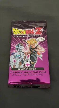 SEALED Dragon Ball Z CCG Trunks Saga Special Card Pack 3 Cards English - Image 1