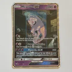 Pokemon TCG English Card Shining Legends Test Tube Mewtwo GX 78/73 Full Art HP - Image 1