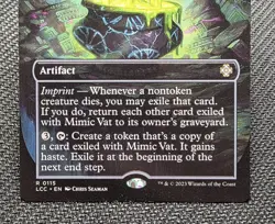 MTG Mimic Vat- DAMAGED -The Lost Caverns of Ixalan Commander Magic Card #115 - Image 4