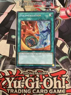 Polymerization (B) Secret Rare Hero Alt Art RA03-EN051 Yugioh - Image 1