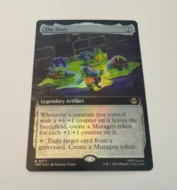 Magic MtG: *Extended Art Foil* The Ooze (Teenage Mutant Ninja Turtles), NM - Image 2