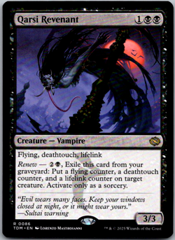 Qarsi Revenant English Tarkir: Dragonstorm R 86 - Image 1