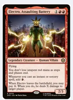 1x MTG Electro, Assaulting Battery - SPM Rare! NM Mint! - Image 1