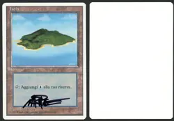 ***Italian Island B Artist Proof Signed** MTG Revised Mark Poole Kid Icarus - Image 1