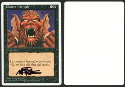 ***Italian Howl from Beyond Artist Proof Signed** MTG Revised Mark Poole - Image 1