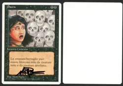 ***Italian Fear Artist Proof Signed** MTG Revised Mark Poole Kid Icarus - Image 1