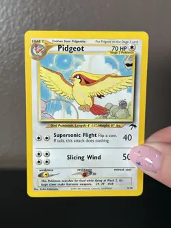 Pokemon Pidgeot 2/18 Southern Islands 2001 MP Crease - Regular Rare WotC Promo - Image 3