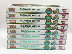 Lot of (8) Pokemon TCG 151 Blooming Waters Premium Collection Boxes SEALED - Image 3