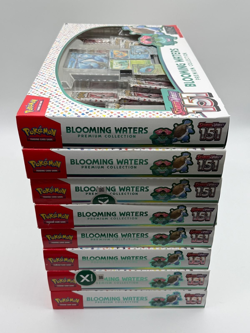 Lot of (8) Pokemon TCG 151 Blooming Waters Premium Collection Boxes SEALED - Image 4