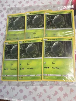 POKEMON SEALED BULBASAUR SM198 DETECTIVE PIKACHU PROMO PLAYSET X6 - Image 1