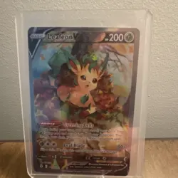 Pokemon Leafeon V Full Art Ultra Rare Holo 200 HP SWSH07 Evolving Skies 167/203 - Image 1